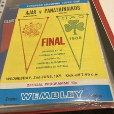 European Cup Final Programmes
