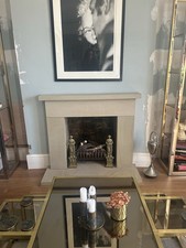 Lovely Limestone Fireplace