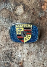 Vintage porsche enamel - vintage,