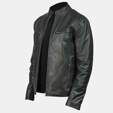 Men genuine lambskin leather - men's,
