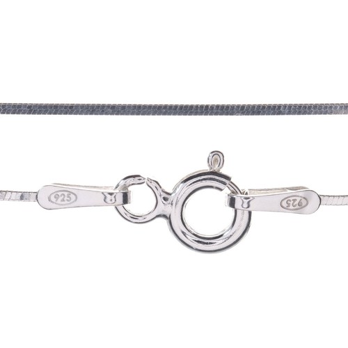 Sterling silver bracelet chain - silver,