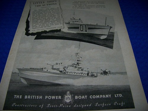 1946 british power boat - power, co