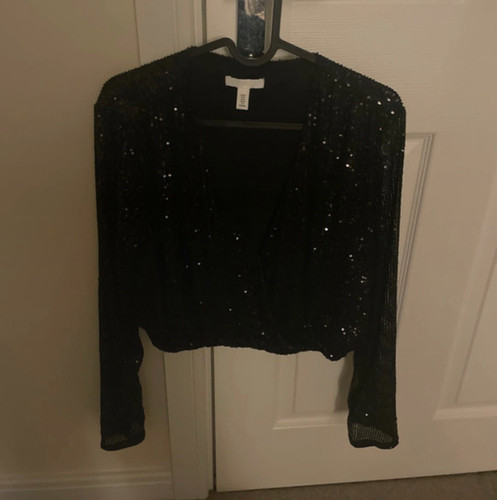 Women black sequin knit - women’s,