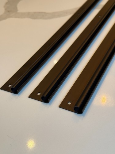 Awning rail matt black - rail,,