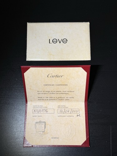 Cartier love bangle bracelet - cartier,