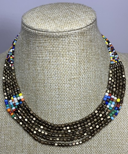 Vintage rainbow beaded - vintage,