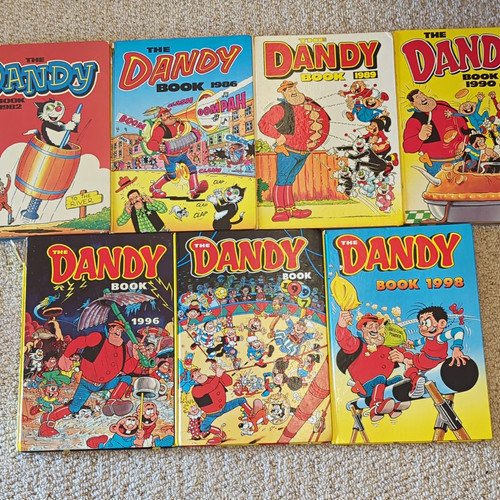 Vintage dandy annual books lot - dandy,