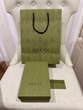 Gucci Empty Box& Bag& Card Set