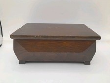 Old Vintage Reuge Music Box  - Brahms Waltz Smiss Movement 