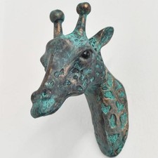 Giraffe Head Wall Bust -