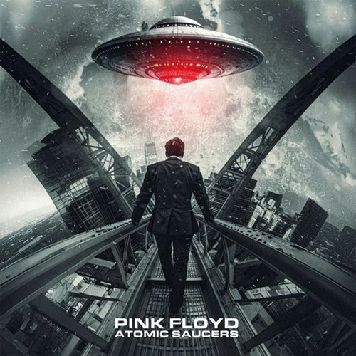 Pink floyd atomic saucers - pink, |