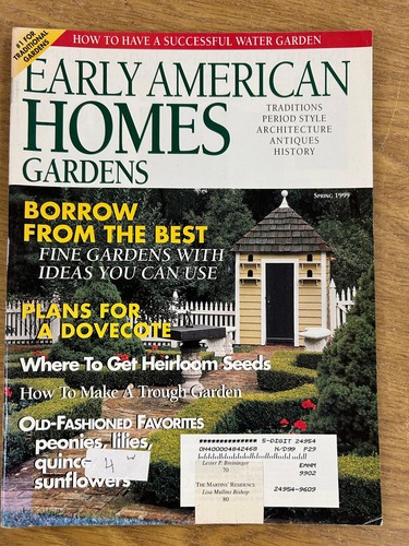 Early american homes gardens - homes,