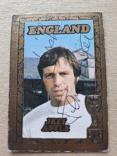 JEFF ASTLE WEST BROM BAGGIES LEGEND HAND-SIGNED ENGLAND 1970 A & BC CARD        