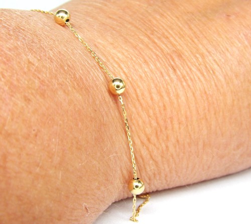 9ct gold bracelet inch - bracelet, 7.25