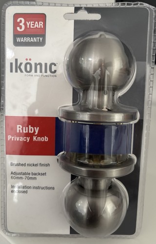 Ikonic ruby privacy door knobs - ikonic,