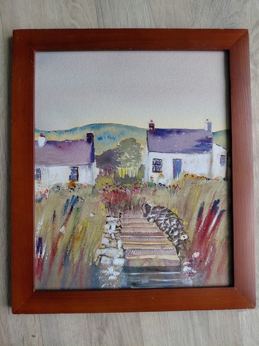 Original vintage watercolour - vintage,