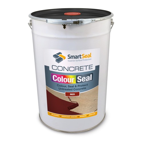 Coloured concrete sealer paint - coloured,