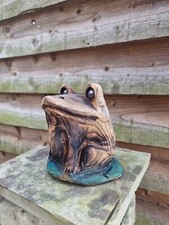 Chainsaw Carved  Frog 