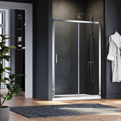 Shower enclosure and - shower,