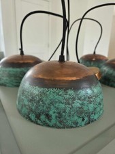 Hammered Green Patina Copper