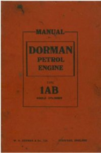 Dorman petrol engine - engine, type