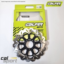 Galfer Wavy Front Brake Disc(s) Wave Rotor Kawasaki ZX6R 636 B1H B2H 2003-2004