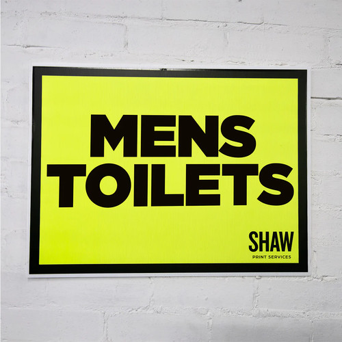 Mens toilets event sign - mens,