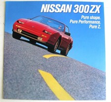 NISSAN 300 ZX Car Sales Brochure LF 1986-87 #ZEE-S-7901-11-86 400M-AL-1