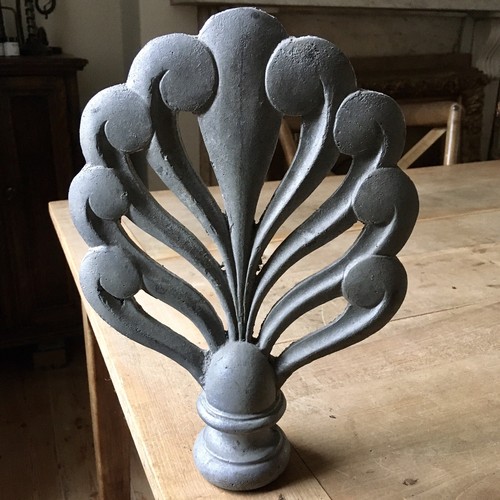 Metal vintage curtain pole - metal,