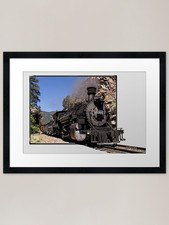 Steam Train Pop Out of Cut