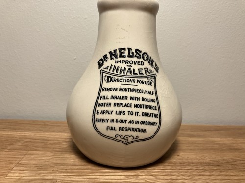Nelson inhaler pottery - dr,
