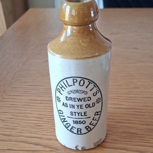 Philpott ginger beer - philpott’s, 1850