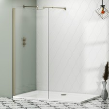 Brushed Nickel Walk In Wet