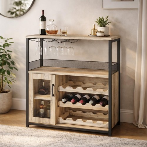 Wine bar cabinet tier - wine, 3-tier