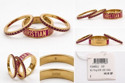 Christian dior code ring set - christian,
