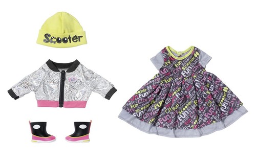 Baby born deluxe - baby, scooter