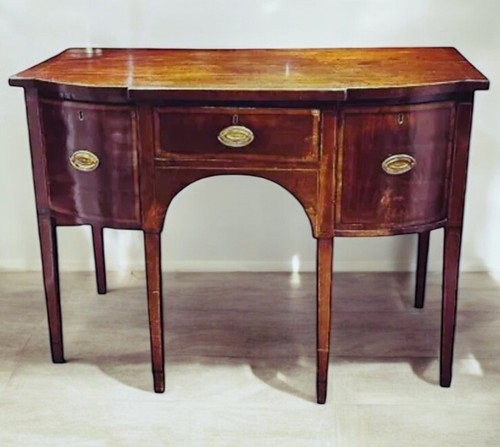 Georgian inlaid mahogany - georgian,