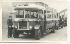 Vintage Bus Photo - KW1961 In Jersey Motor Transport Livery