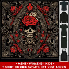 Ornate Playing Card Skull Goth