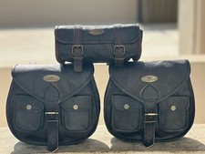 Leather Motorcycle Saddle Bag