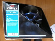 giro pneumo cycle helmet large-black/blue-NEW,UNUSED.