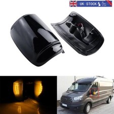 Smoked Side Wing Mirror Indicator LED Repeater Light For Ford Transit MK8 V363