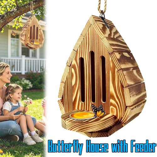 Hanging wood bee - wood,