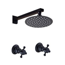 ??Wall Mount 8" Black Rain
