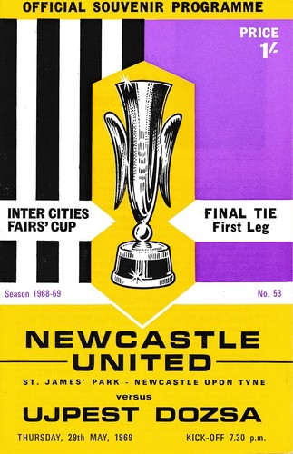 Fairs cup final 1969 - final, newcastle