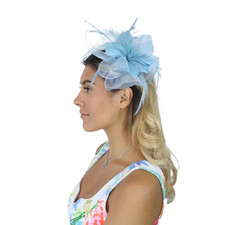 Flower Feather Hair Hat