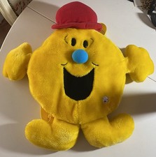 Vintage Mr Men Roger Hargreave Mr Mischief Plush Backpack 1998