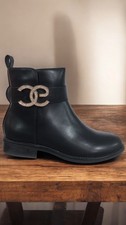 Ladies Black Stylish Ankle Boots UK SIZE 4 EU 37