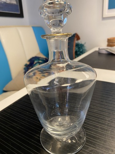 Vintage clear glass apothecary - clear,