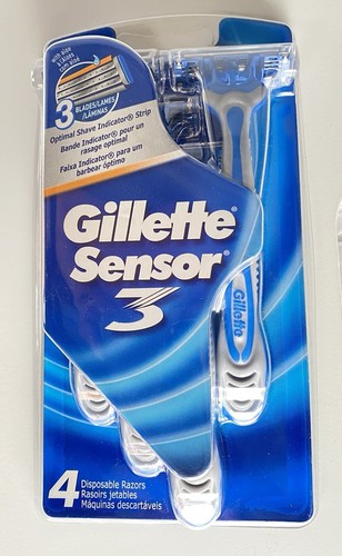 Gillette sensor pack - 3,, 12